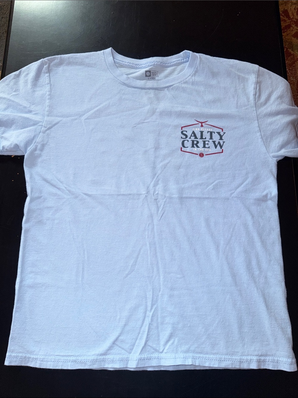 Salty Crew light blue Short Sleeve Logo t shirt